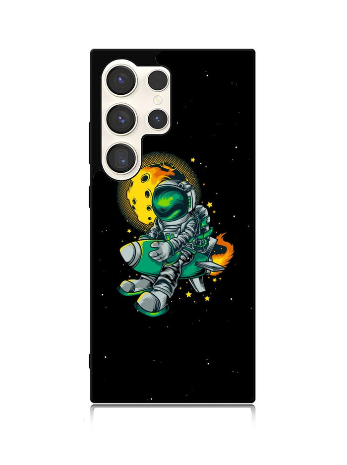Astraunaut Black Samsung Galaxy S25 Ultra 5G Case QC10638