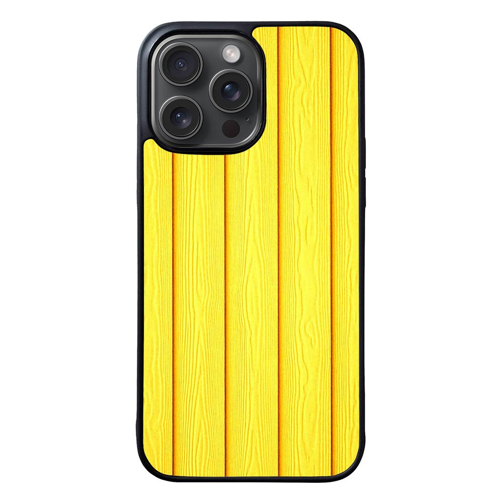 yellow wooden FLX0480 iPhone 15 Pro Max Case