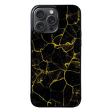 Black and yellow FLX0481 iPhone 15 Pro Max Case