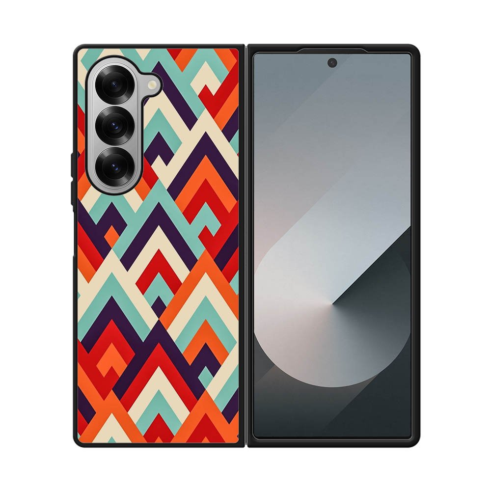 Pattern Geometric Samsung Galaxy Z Fold 7 5G Case QC10998