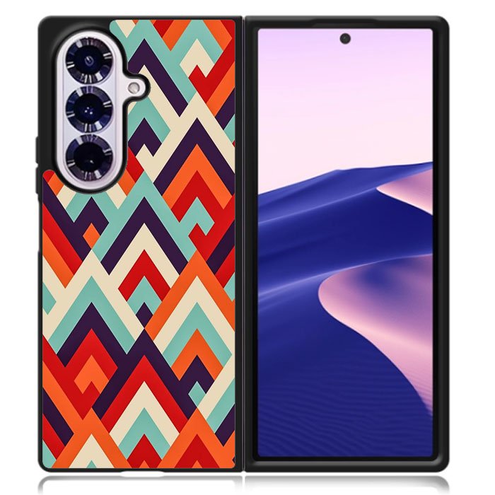 Pattern Geometric Samsung Galaxy Z Fold 7 Case OV10998