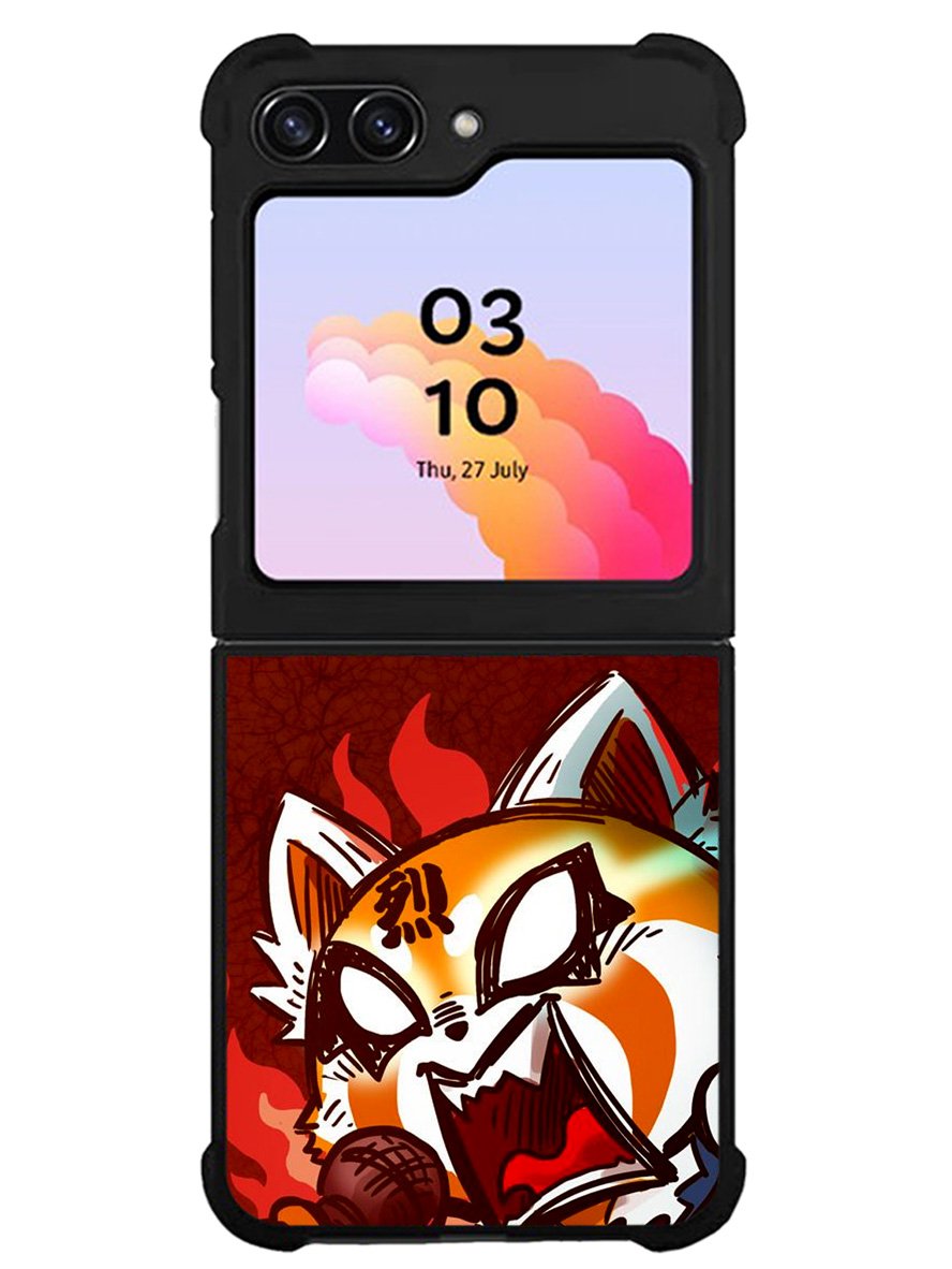 aggretsuko cartoon Samsung Galaxy Z Flip 5 5G 2023 Case OV10895