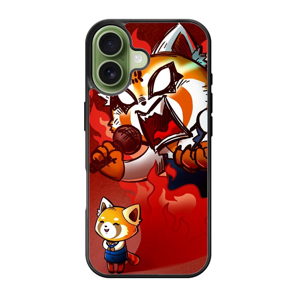 aggretsuko cartoon iPhone 17 Case QC10895