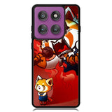 aggretsuko cartoon Motorola Moto Edge 2025 | Moto Edge 60 Fusion | Moto Edge 60 Pro Case OV10895