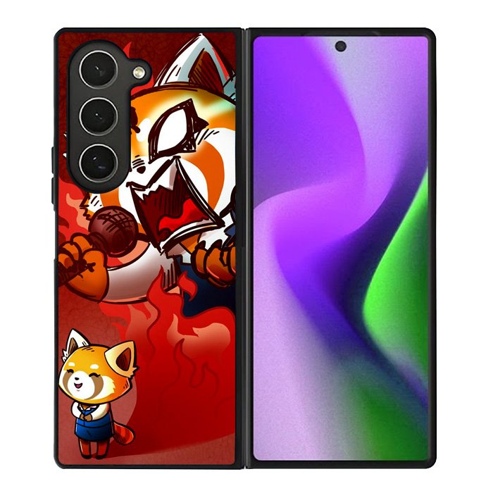 aggretsuko cartoon Samsung Galaxy Z Fold 6 5G 2024 Case OV10895