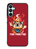 aggretsuko cartoon Samsung Galaxy A35 5G Case OV10896