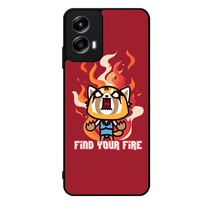aggretsuko cartoon Motorola Moto G Play 2024 Case OV10896