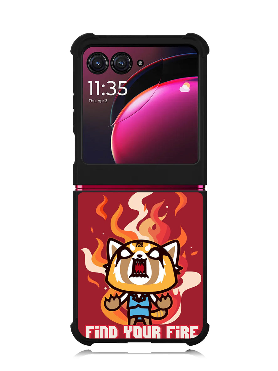 aggretsuko cartoon Motorola Moto Razr Plus 2023 , Moto Razr+ 2023 Case OV10896