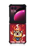 aggretsuko cartoon Motorola Moto Razr Plus 2023 , Moto Razr+ 2023 Case OV10896
