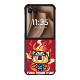 aggretsuko cartoon Motorola Moto RAZR Plus 2025 Case OV10896