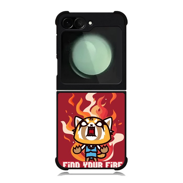 aggretsuko cartoon Samsung Galaxy Z Flip 6 5G 2024 Case OV10896