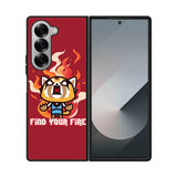 aggretsuko cartoon Samsung Galaxy Z Fold 7 5G Case OV10896