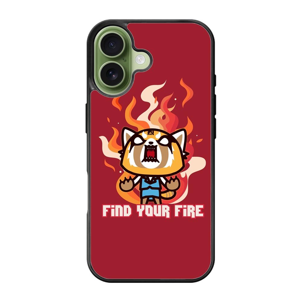 aggretsuko cartoon iPhone 17 Case OV10896