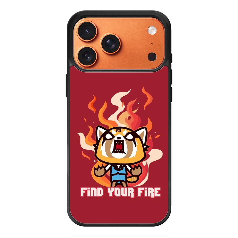aggretsuko cartoon iPhone 17 Pro Max Case OV10896