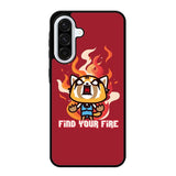 aggretsuko cartoon Samsung Galaxy A56 5G Case RC10896