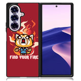aggretsuko cartoon Samsung Galaxy Z Fold 7 Case OV10896