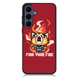 aggretsuko cartoon Samsung Galaxy S25 FE Case OV10896