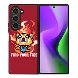 aggretsuko cartoon Samsung Galaxy Z Fold 6 5G 2024 Case OV10896