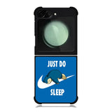 Snorlax Drooling In Sleep Samsung Galaxy Z Flip 6 5G 2024 Case OV10428