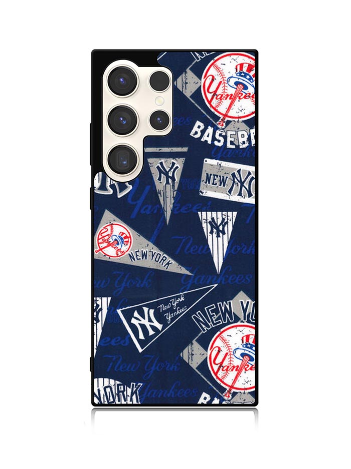 New York Yankees Vintage Samsung Galaxy S25 Ultra 5G Case QC10514