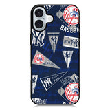 New York Yankees Vintage iPhone 16 Case QC10514