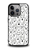 Ghost Pattern iPhone 15 Pro Max Case OV10580