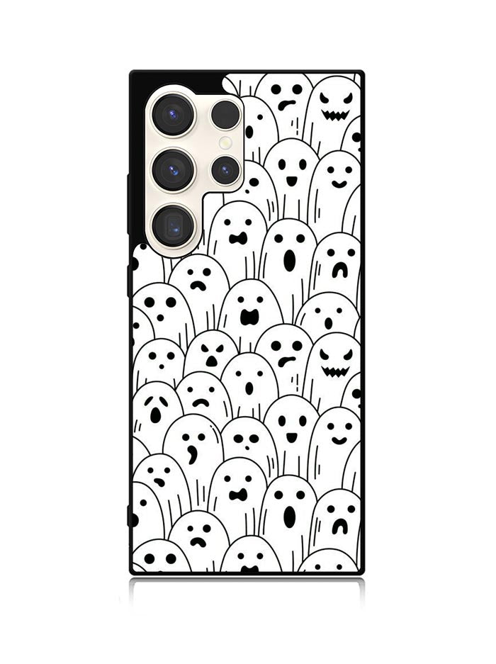 Ghost Pattern Samsung Galaxy S25 Ultra 5G Case QC10580