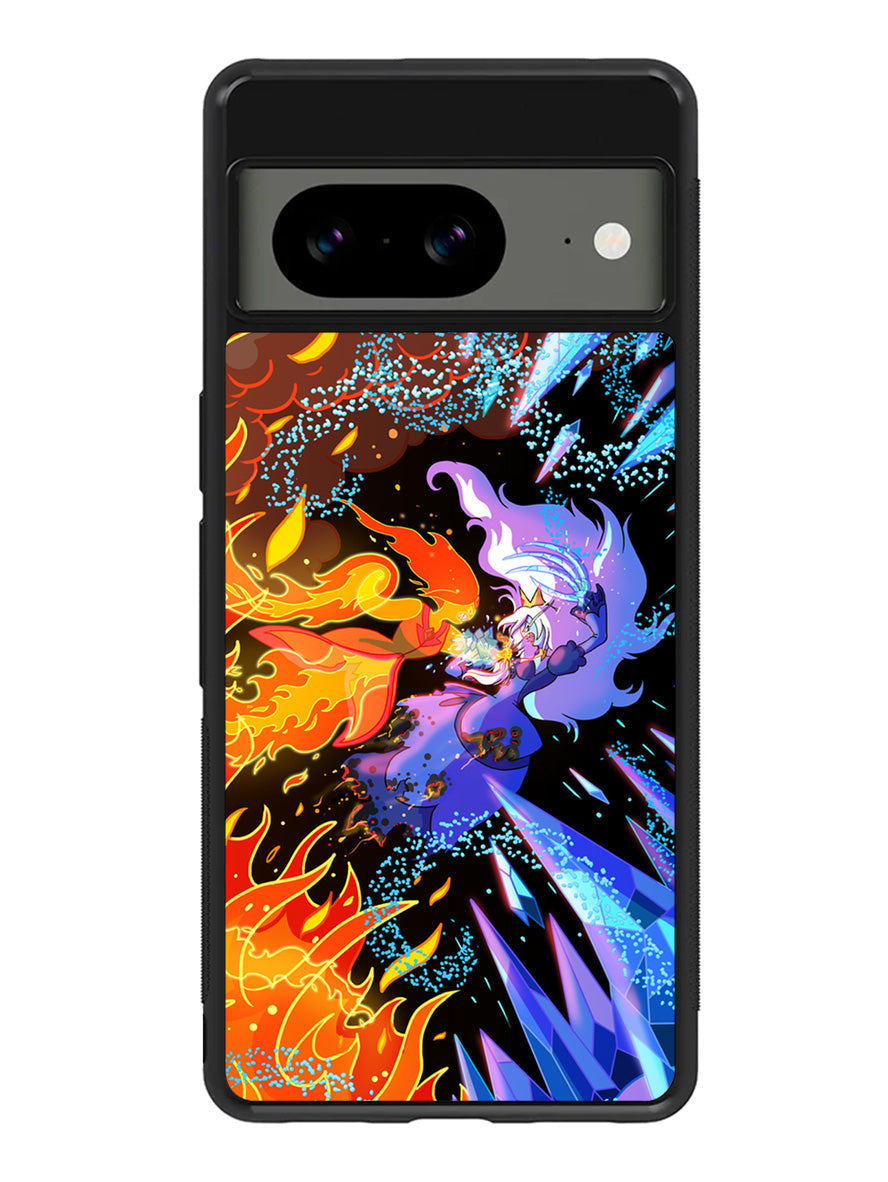 Adventure Time Ice King VS Flame Princess Google Pixel 8 Case QC10629