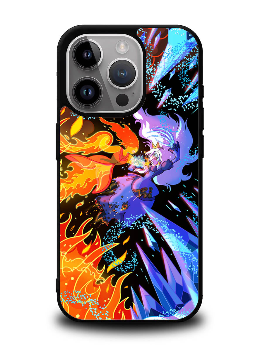 Adventure Time Ice King VS Flame Princess iPhone 16 Pro Max Case QC10629