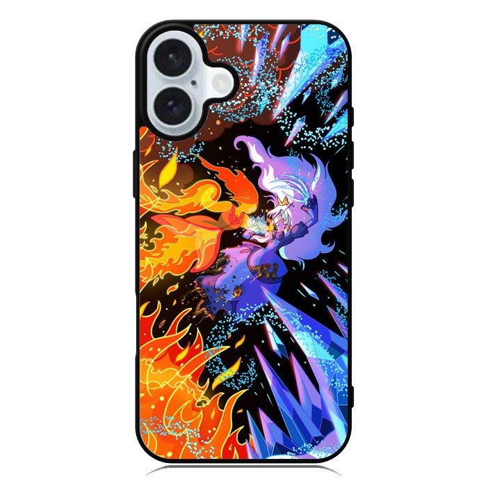 Adventure Time Ice King VS Flame Princess iPhone 16 Case QC10629