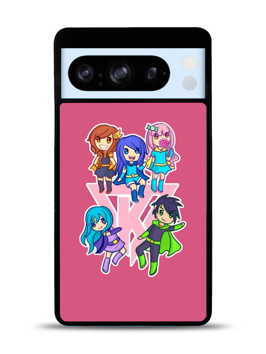 Funneh and the Krew Pink Google Pixel 8 Pro Case QC10573