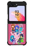 Funneh and the Krew Pink Samsung Galaxy Z Flip 5 5G 2023 Case OV10573
