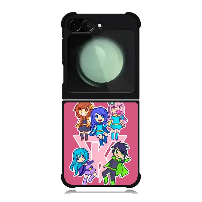 Funneh and the Krew Pink Samsung Galaxy Z Flip 6 5G 2024 Case OV10573