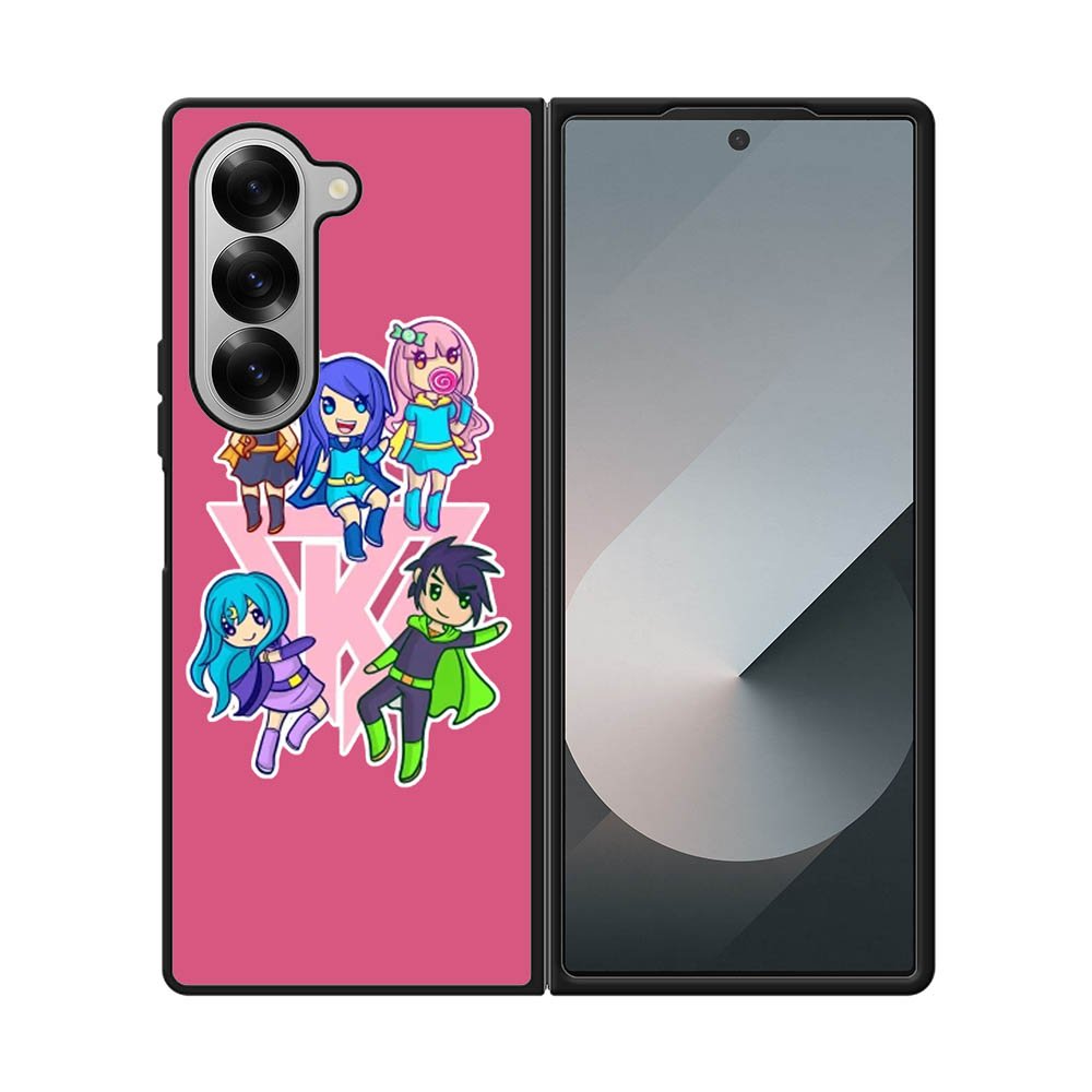 Funneh and the Krew Pink Samsung Galaxy Z Fold 7 5G Case QC10573