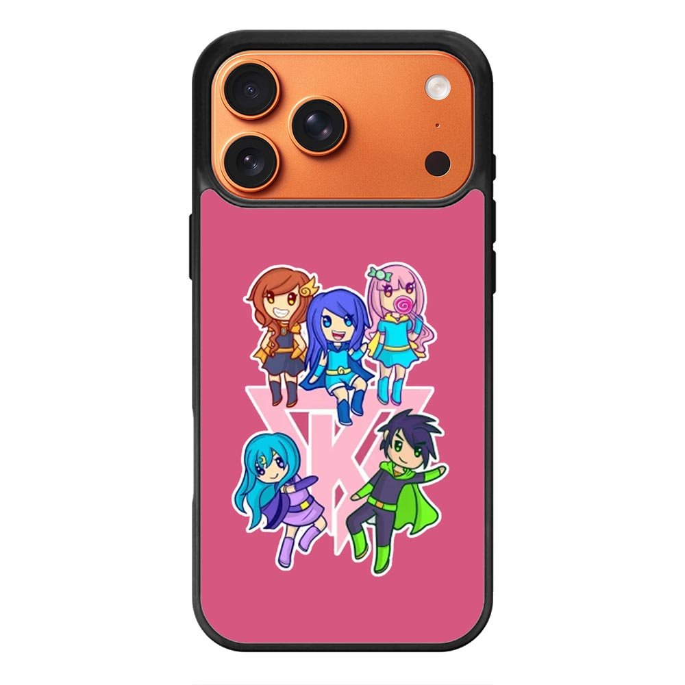 Funneh and the Krew Pink iPhone 17 Pro Case QC10573