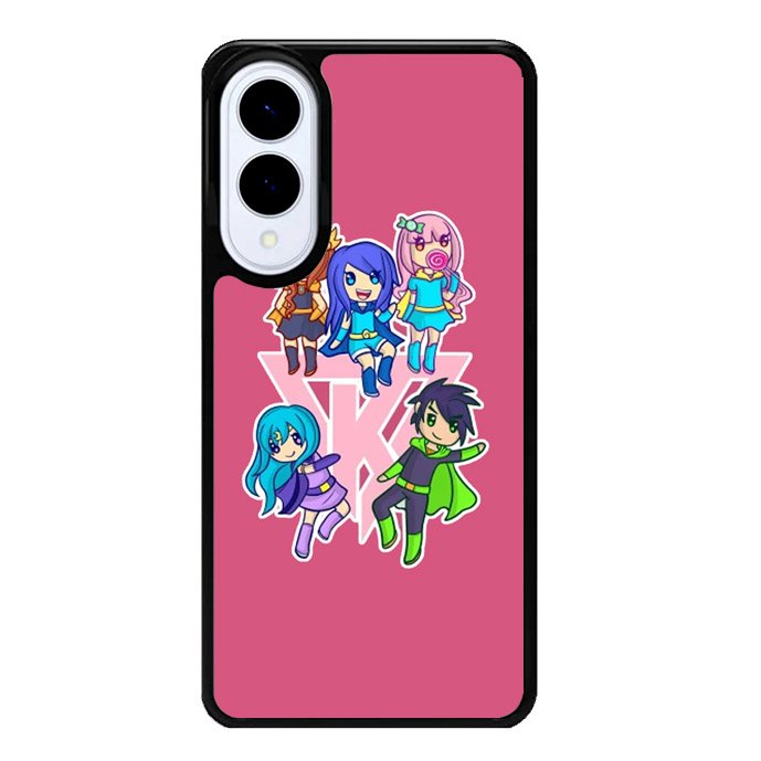 Funneh and the Krew Pink Samsung Galaxy S25 Edge 5G Case OV10573