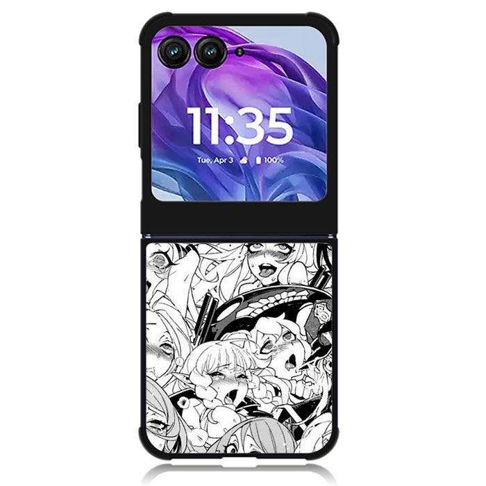 Ahegao Faces Motorola Moto Razr Plus 2024 , Moto Razr+ 2024 Case
