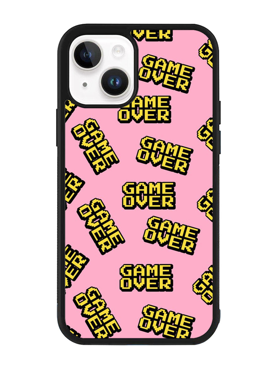 Game Over Pattern iPhone 14 Plus Case QC10576