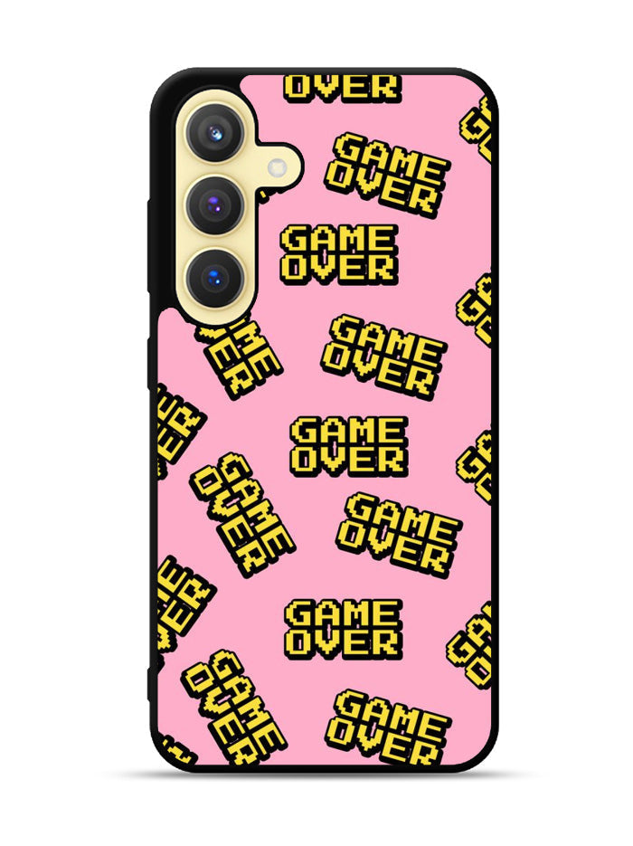 Game Over Pattern Samsung Galaxy S25 Plus 5G , Samsung Galaxy S25+ 5G Case OV10576