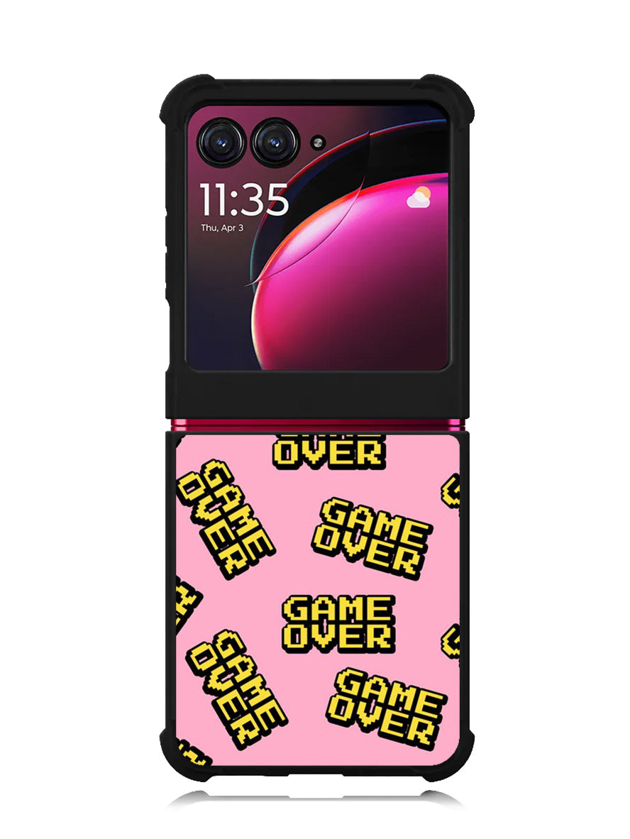 Game Over Pattern Motorola Moto Razr Plus 2023 , Moto Razr+ 2023 Case OV10576