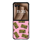 Game Over Pattern Motorola Moto RAZR Plus 2025 Case OV10576