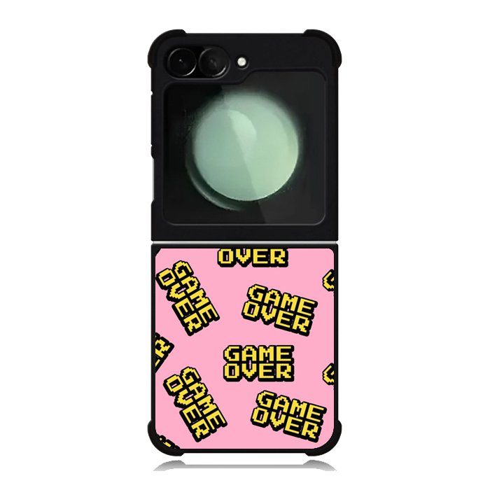 Game Over Pattern Samsung Galaxy Z Flip 6 5G 2024 Case OV10576