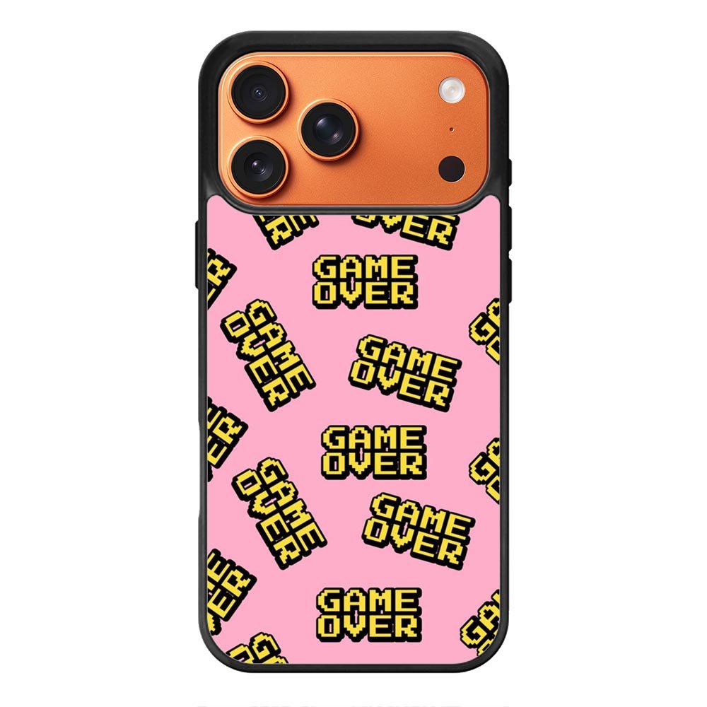 Game Over Pattern iPhone 17 Pro Max Case QC10576