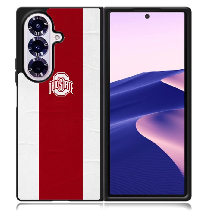 Ohio State Football logo Samsung Galaxy Z Fold 7 Case OV10303
