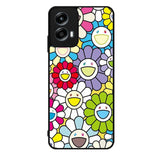 takashi murakami flowers colorful Motorola Moto G Play 2024 Case OV10222