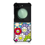 takashi murakami flowers colorful Samsung Galaxy Z Flip 6 5G 2024 Case OV10222