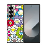 takashi murakami flowers colorful Samsung Galaxy Z Fold 7 5G Case OV10222