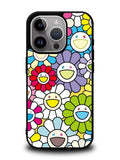 takashi murakami flowers colorful iPhone 16 Pro Max Case OV10222