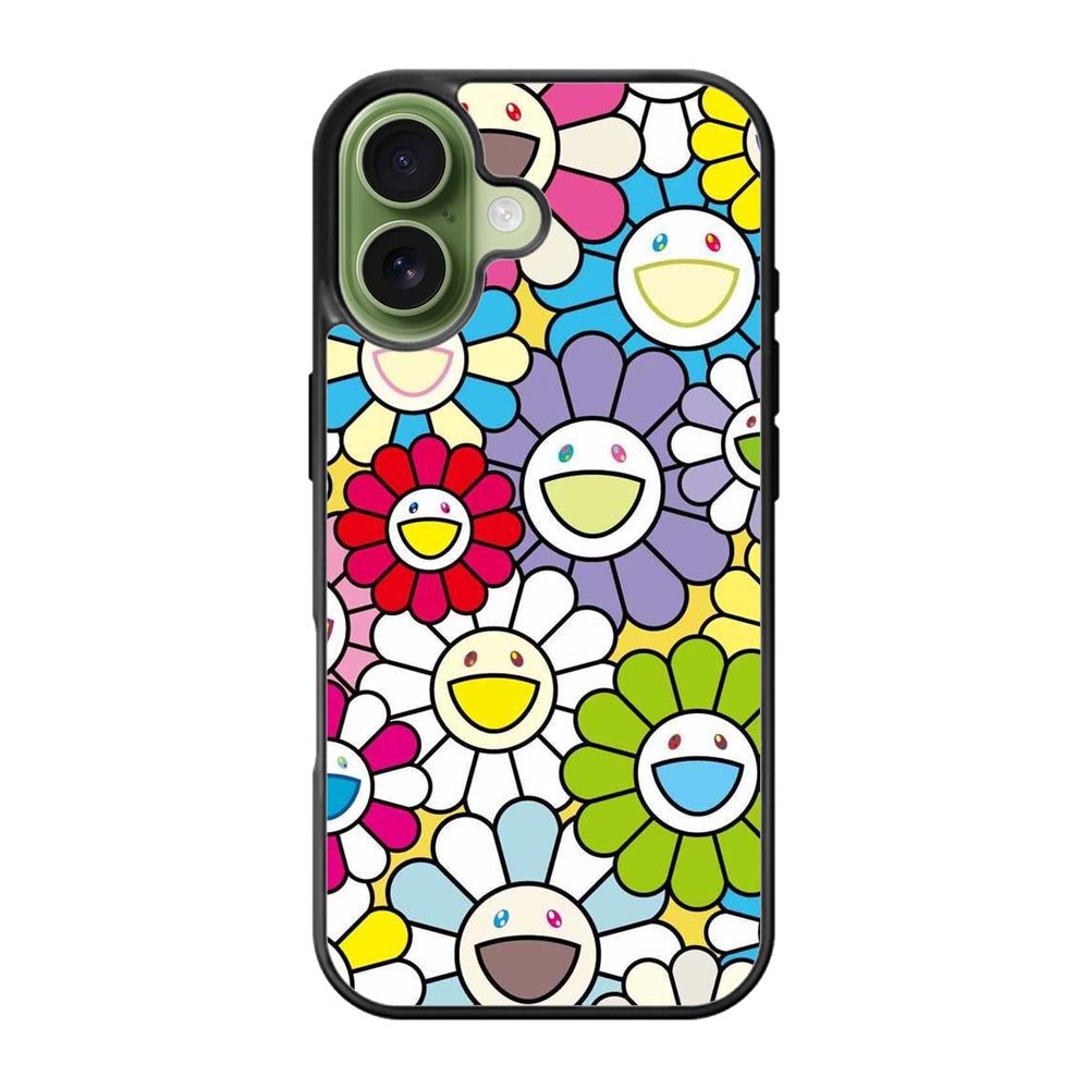 takashi murakami flowers colorful iPhone 17 Case OV10222