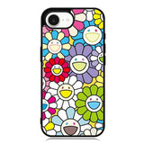 takashi murakami flowers colorful iPhone 16e Case OV10222